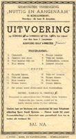Programma uitvoering 1940.